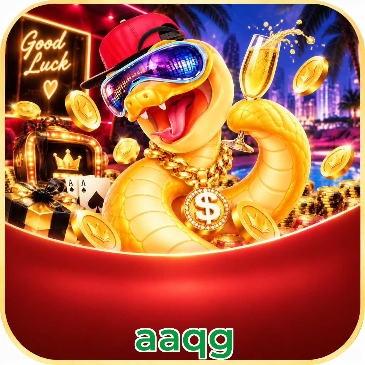 Aplicativo aaqg para Android e iOS com interface completa